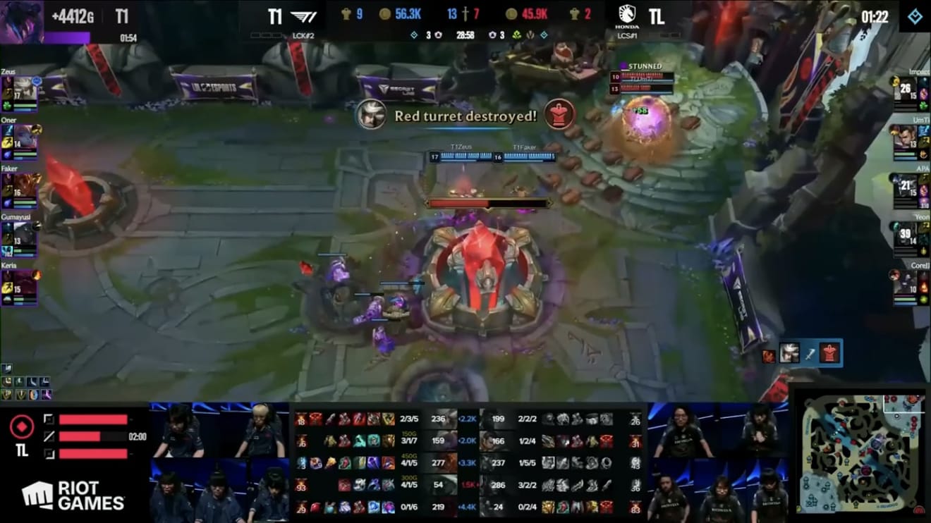 League of Legends MSI 2024 Bracket Stage Round 2 T1 vs TL 3:1 T1 Victory