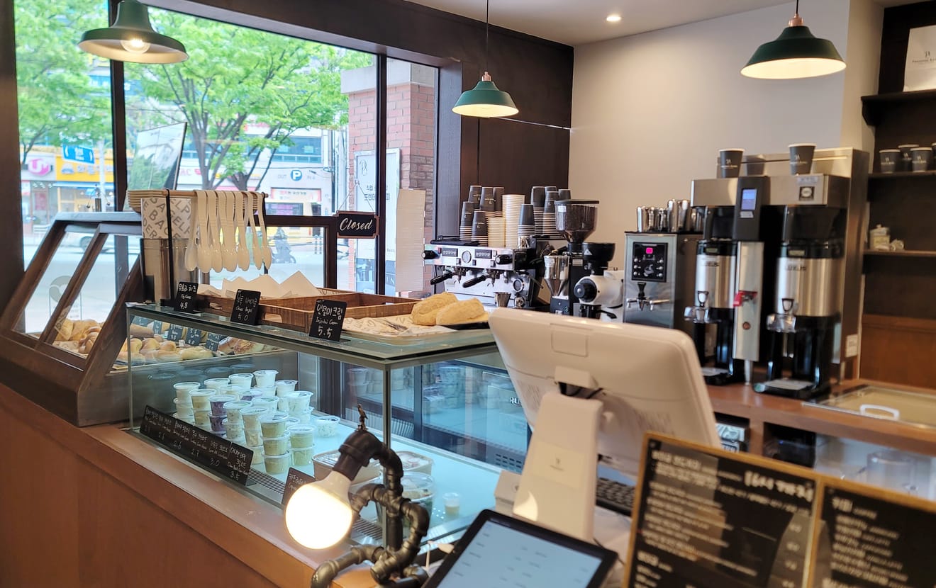 大邱 침山洞咖啡店 프렌데레貝果