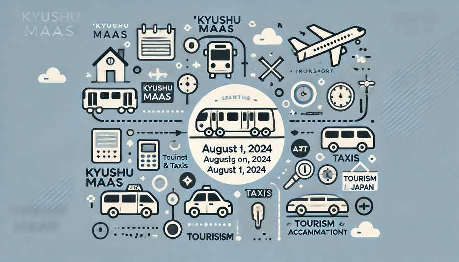 Contoh diagram skema Kyushu MaaS Jepang