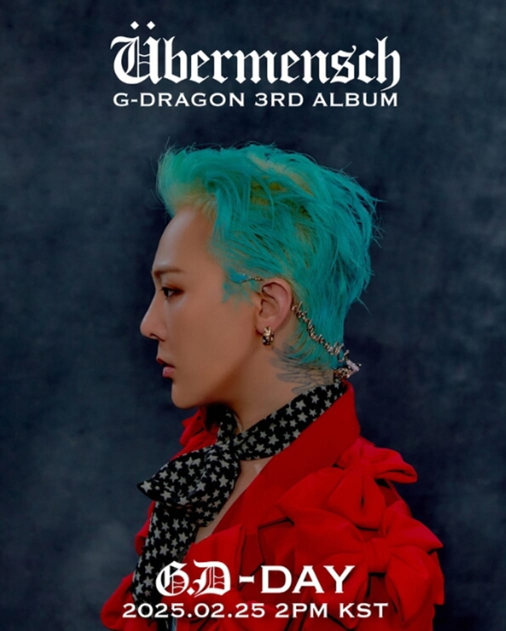 지드래곤 새로운 앨범 'Übermensch'오늘(25일) 발매