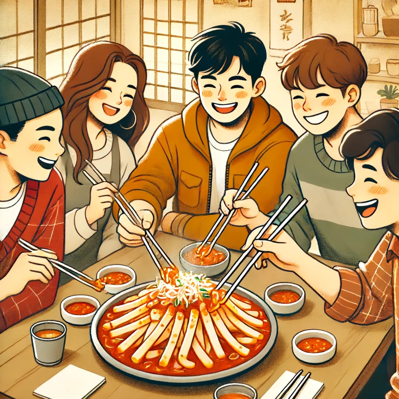 Tteokbokki, o petisco e comida reconfortante representativo da Coreia!