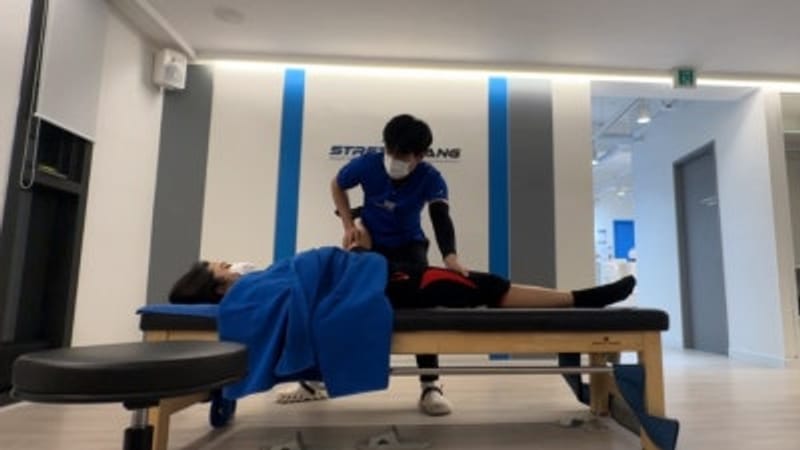Soins post-course à pied grâce aux étirements. Avis sur Stretchbang de Kyodae