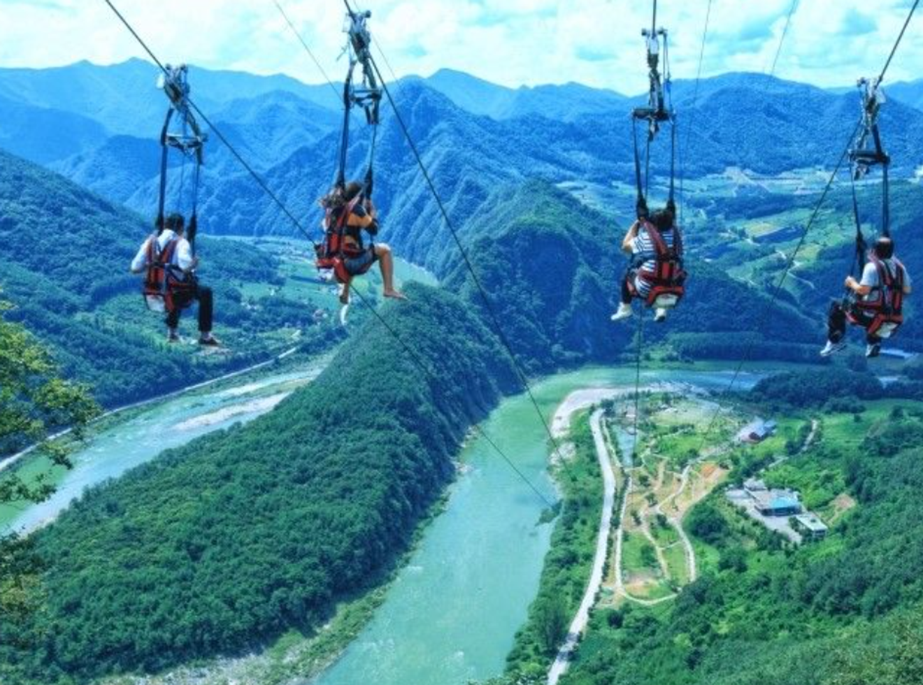 Gyógyulás a természetben: a Jeongseon Byeongbangchi Skywalk