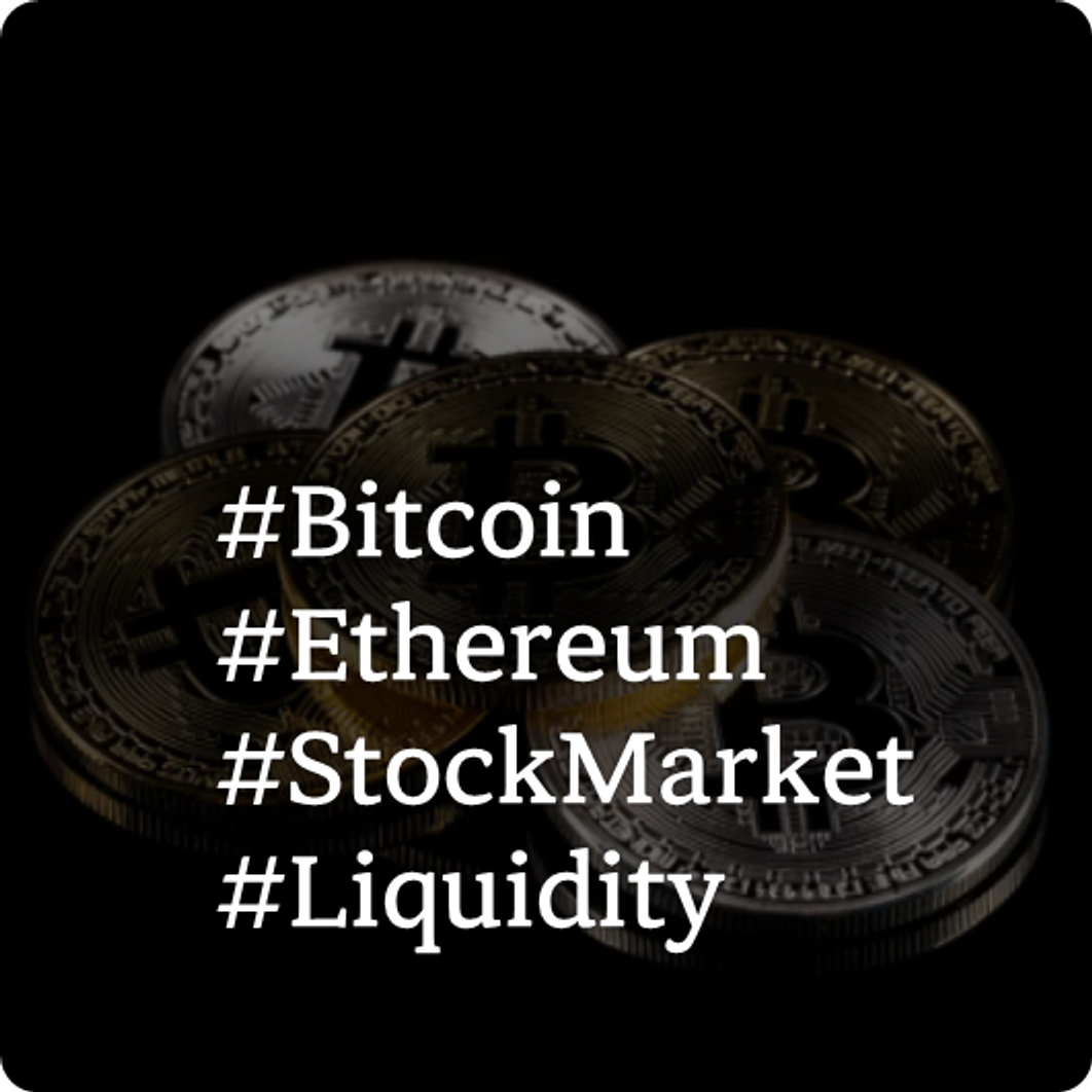 Likuiditas global pasar aset keuangan, termasuk pasar saham, berada di antara garis dukungan Bitcoin dan garis resistensi Ethereum?