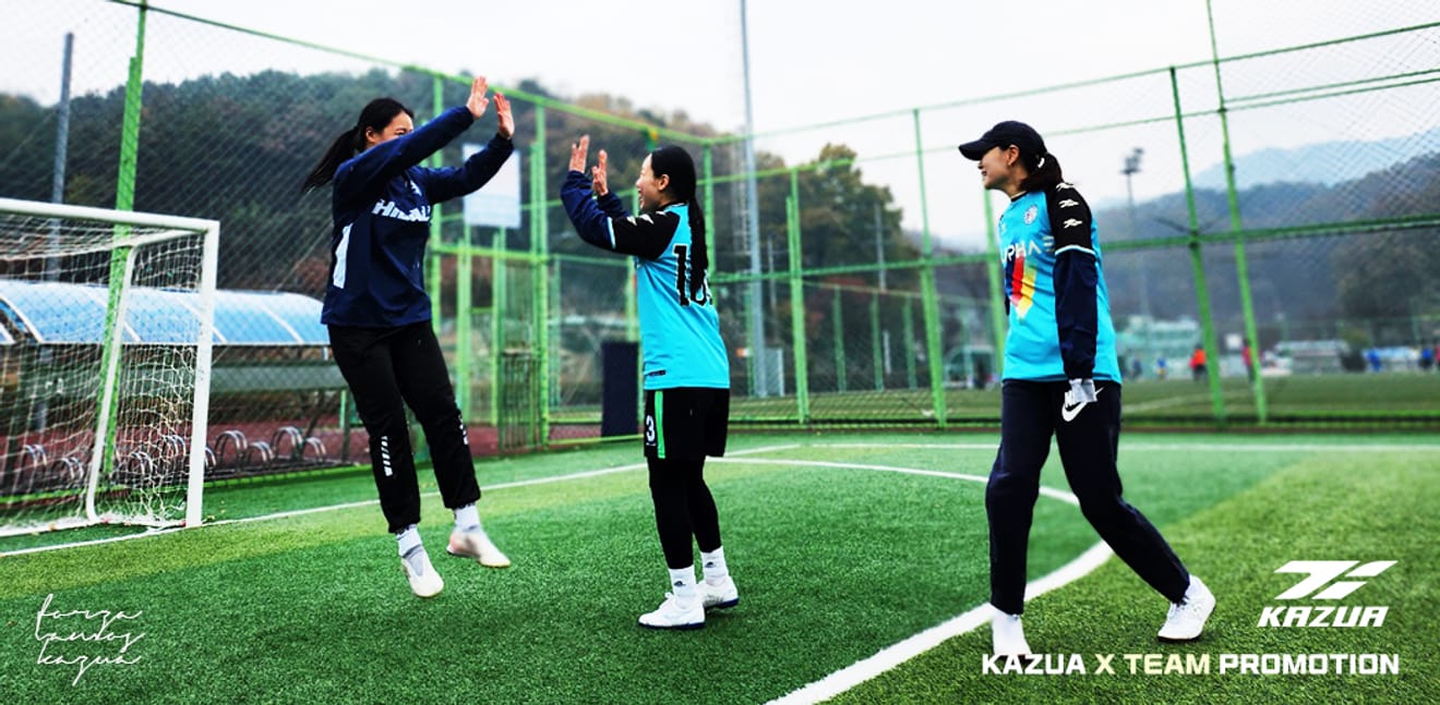 業餘女子五人制足球隊免費製作球衣！KAZUA X TEAM (卡茲亞 X 團隊) 第三屆活動