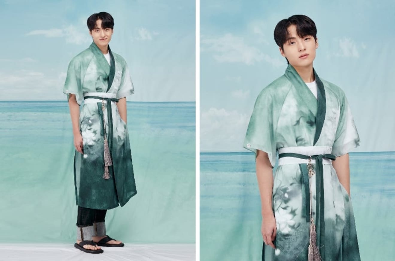 Goryeo Celadon Jikho: Traditional Korean Hanbok Jacket