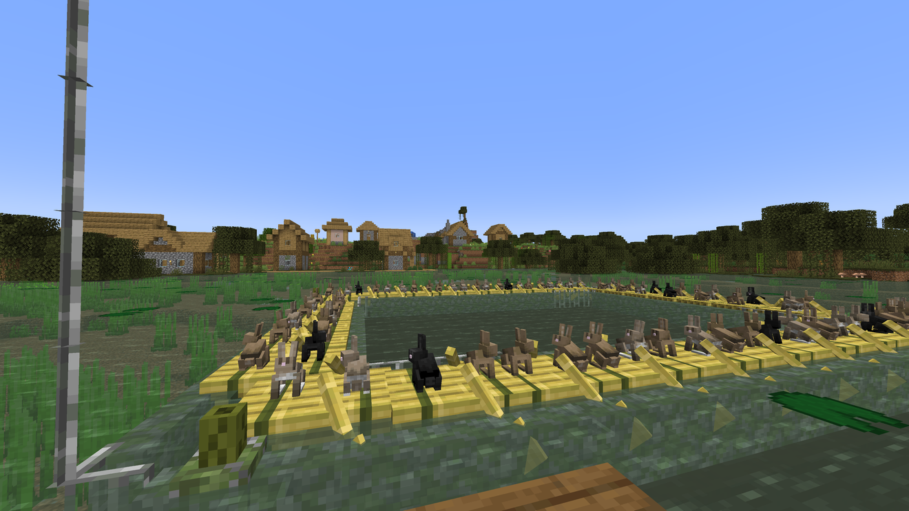 Granja de Conejos en Minecraft