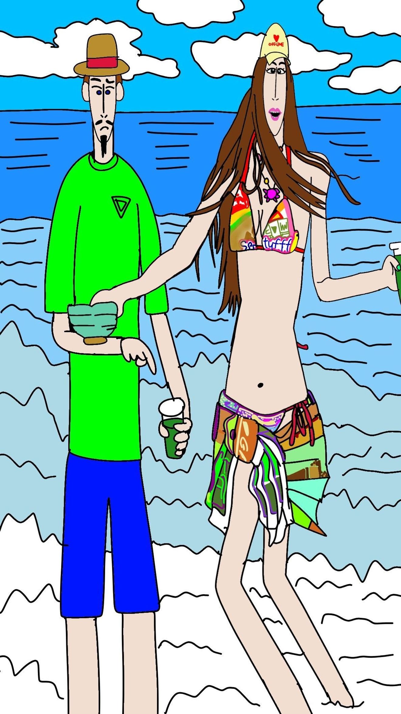 <DHC> Sahildeki bir kadın