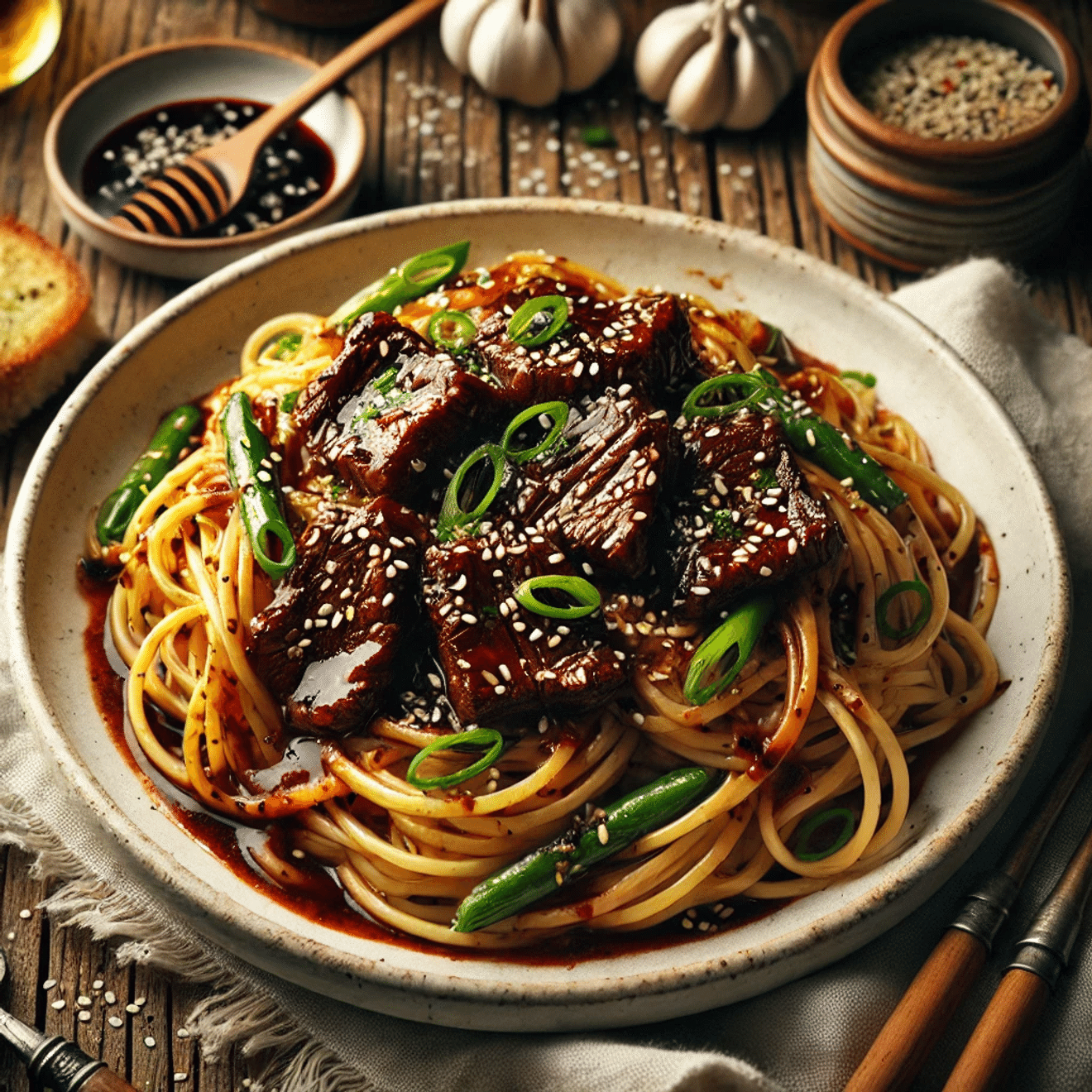Receta de pasta Bulgogi de Baek Jong-won en Strong Restaurant 3: Una deliciosa combinación de cocina coreana y occidental