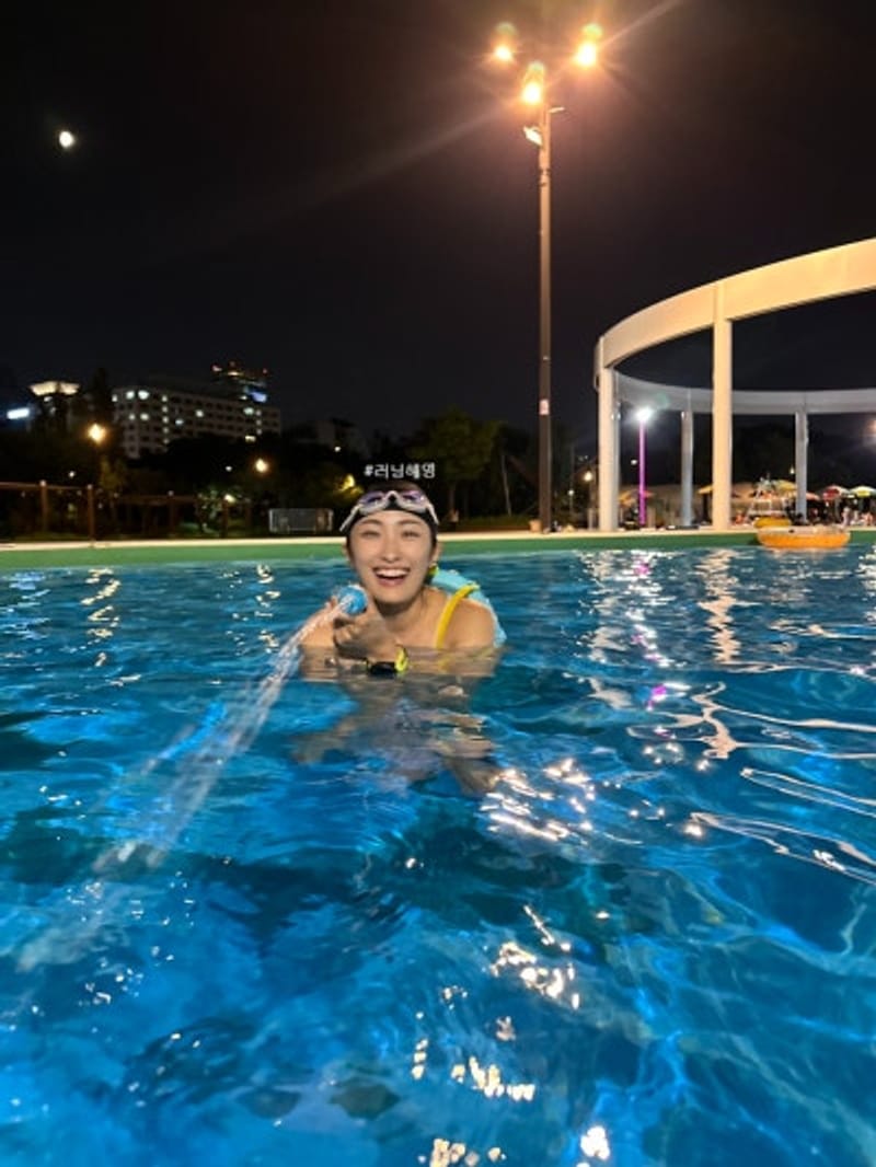 รีวิวว่ายน้ำกลางคืนที่สระว่ายน้ำอุทยานแม่น้ำฮันยออิจู (ข้อมูลที่จอดรถ)