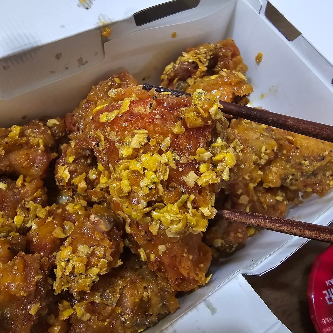 Avis sur la livraison du poulet au maïs original de Kyochon