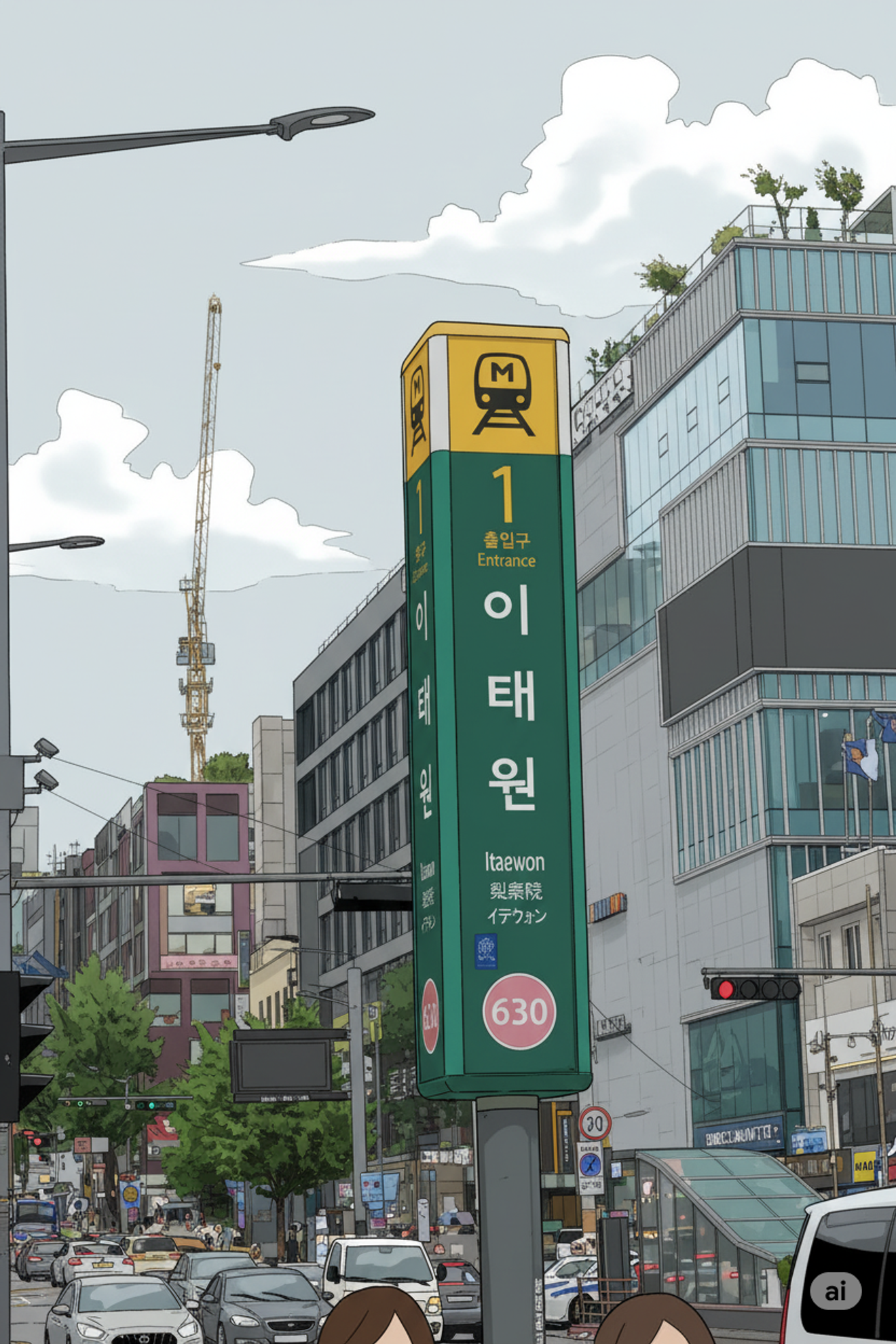 KI-generiertes-Itaewon-Bild