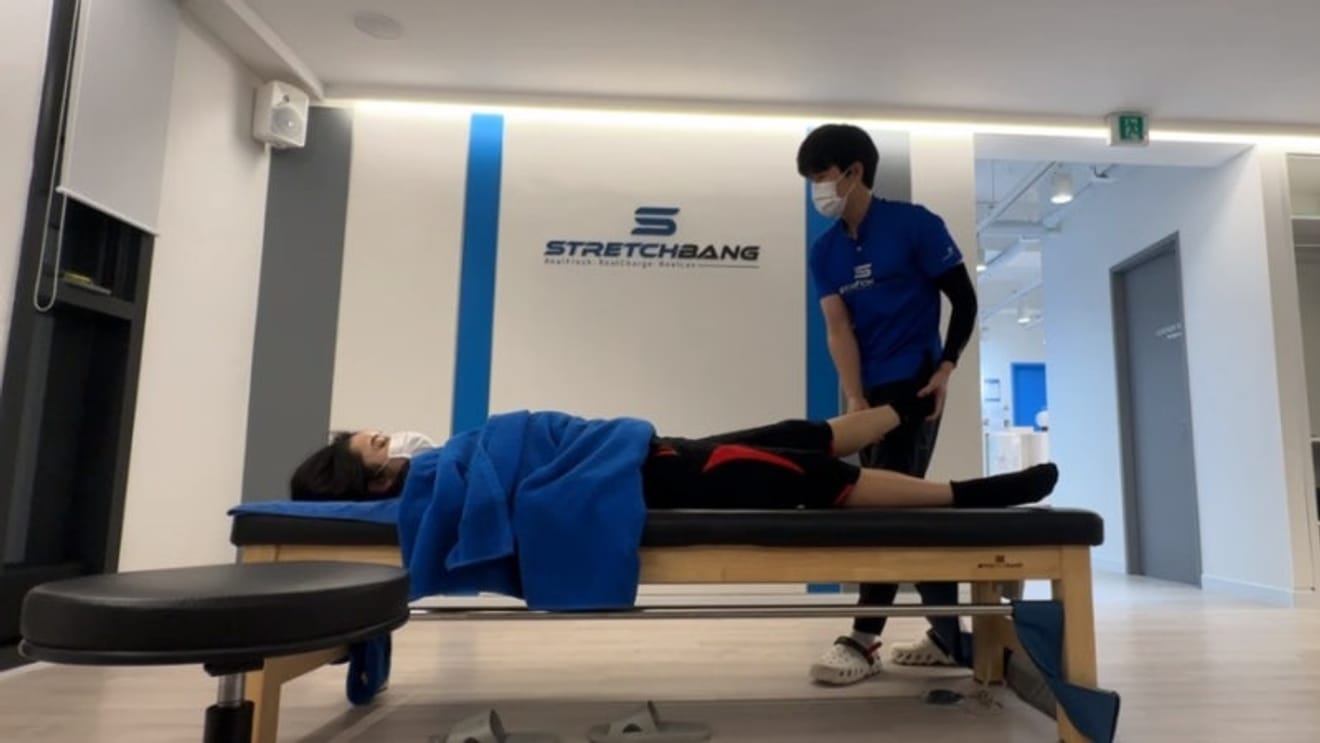 Soins post-course à pied grâce aux étirements. Avis sur Stretchbang de Kyodae