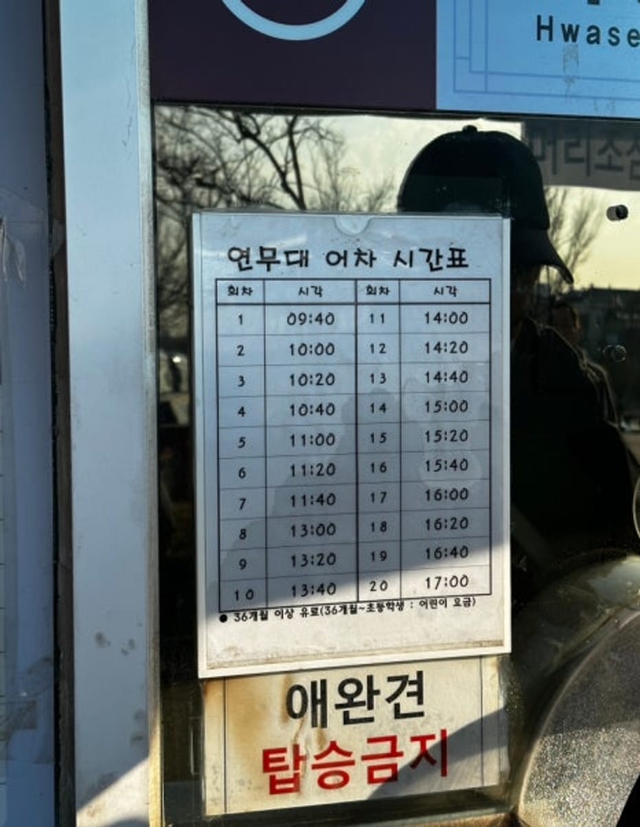 รีวิวการนั่งรถไฟท่องเที่ยวป้อมปราการซูวอนในฤดูหนาว พร้อมจองตั๋ว