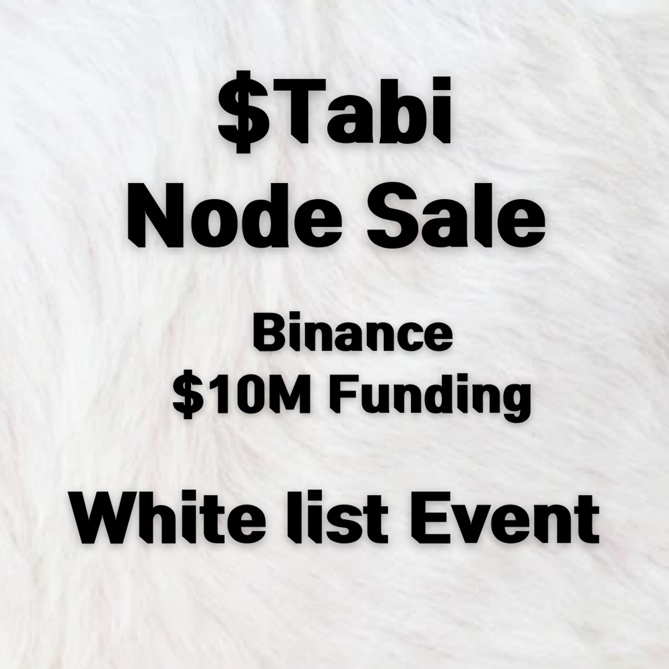 🎁 [Le deuxième Blur, nœud Tabi] Événement White List de niveau 1 (200 personnes) Bitcoin/Ethereum/Airdrop