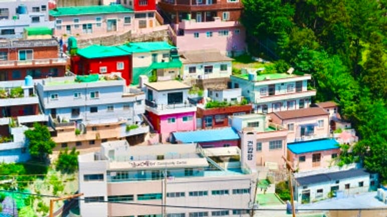 부산 여행 감천문화마을 어린왕자 포토존
