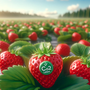 Carbon Labels Attached to Japanese Strawberries… Efforts to Reduce CO2 Emissions