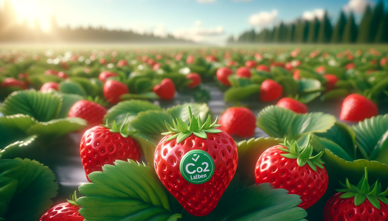 Japanische Erdbeeren mit "Carbon Label" – Bemühungen zur Reduzierung der CO2-Emissionen