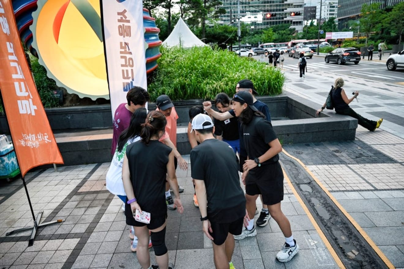  청溪廣場夜跑 首爾Running Crew 7979 活動心得