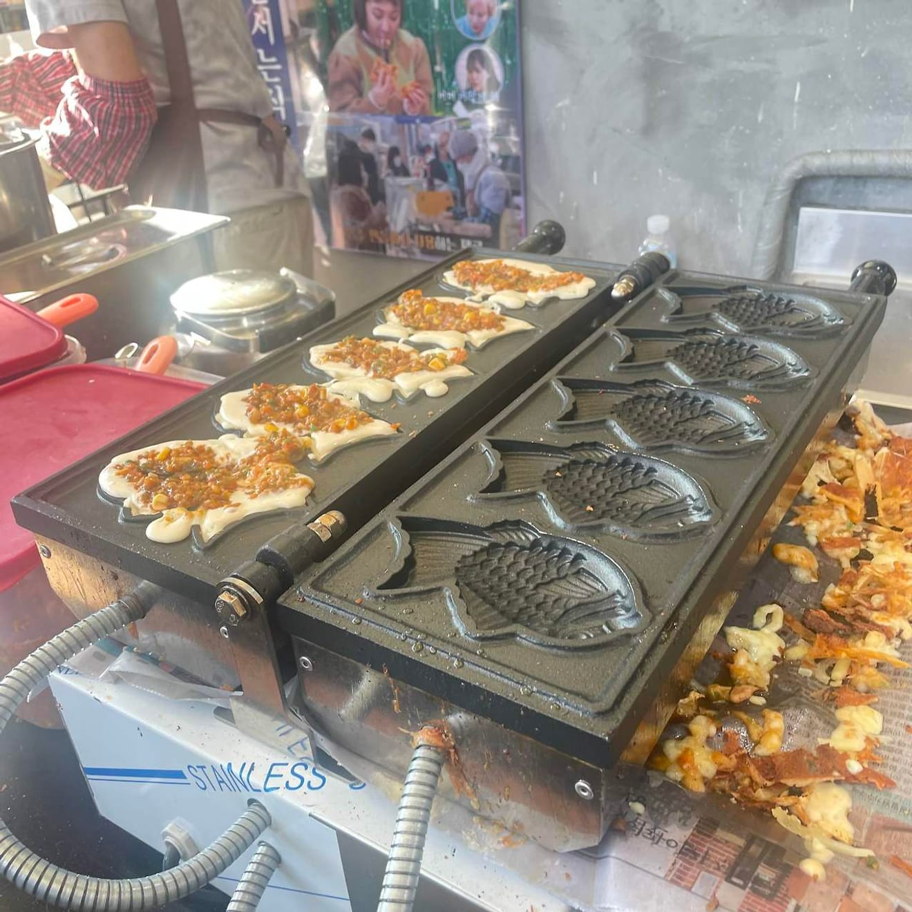 [Gwangjang-Markt Leckerbissen] Informationen zu Preisen von Chonggakne Bungeoppang Pizza