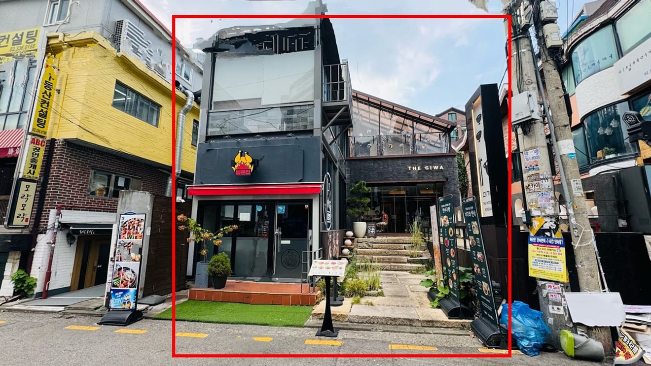 Ngoại cảnh quán Thegiwa Hapjeong