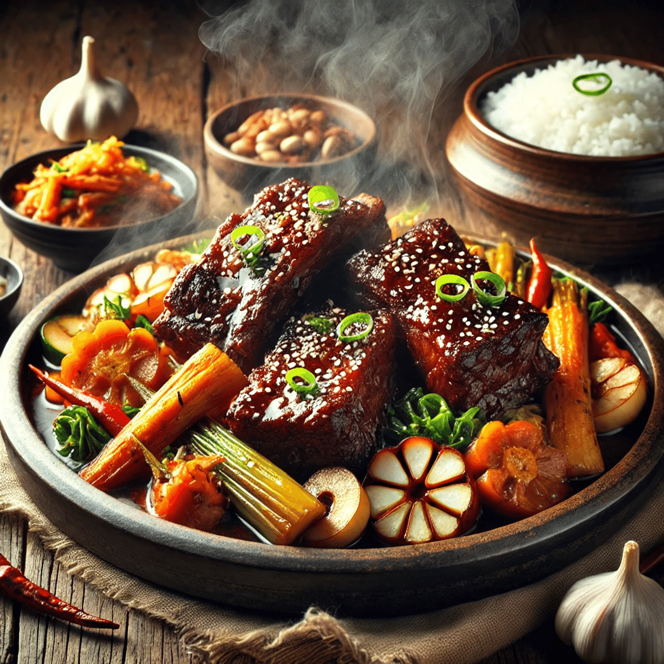 Ricetta del Galbi-jjim di manzo di Baek Jong-won: un piatto festivo semplice ma ricco