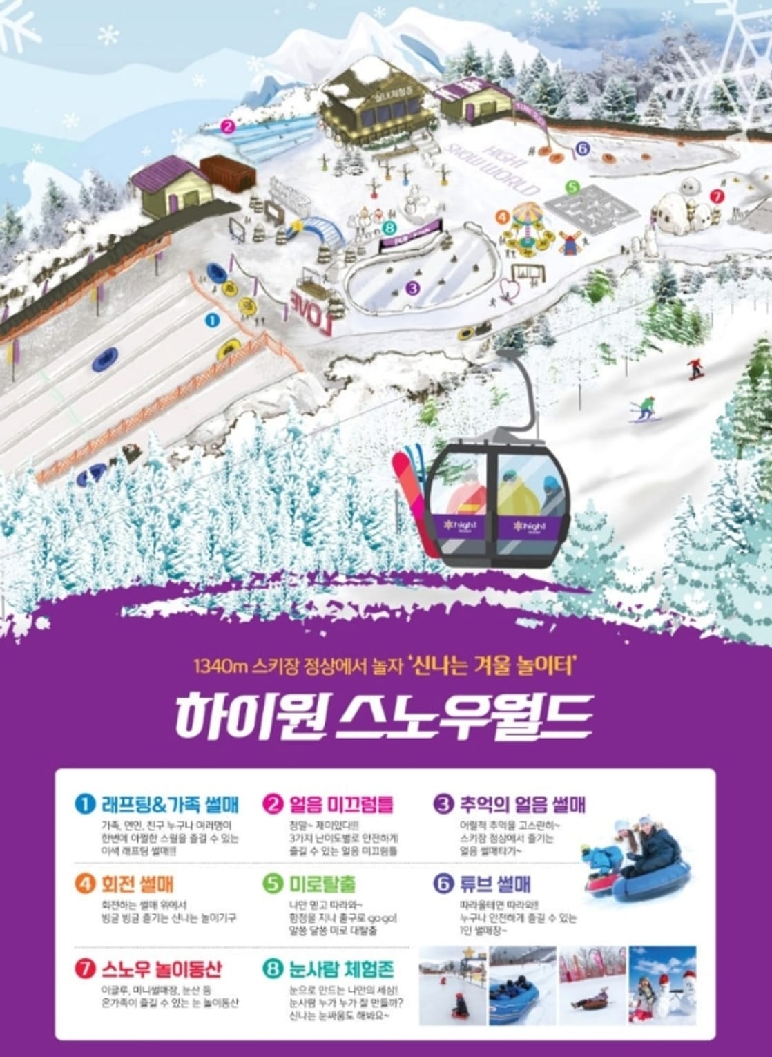 Informations sur les réductions des tarifs d'utilisation des principales installations de High1 Snow World
