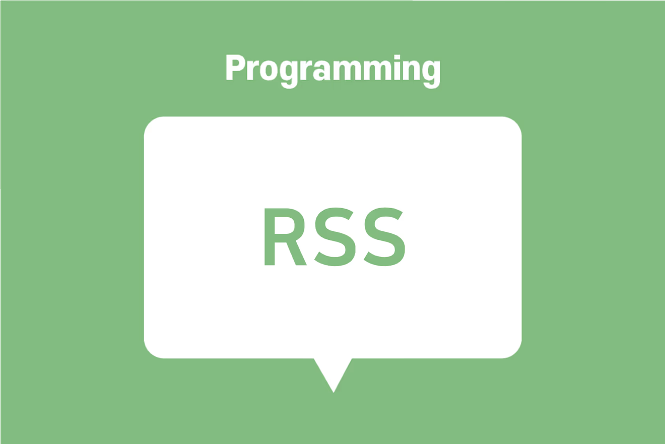 Imagen con la palabra RSS