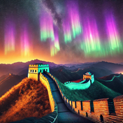 A Grande Muralha tingida pela aurora! O poder das erupções solares e seu impacto na Terra