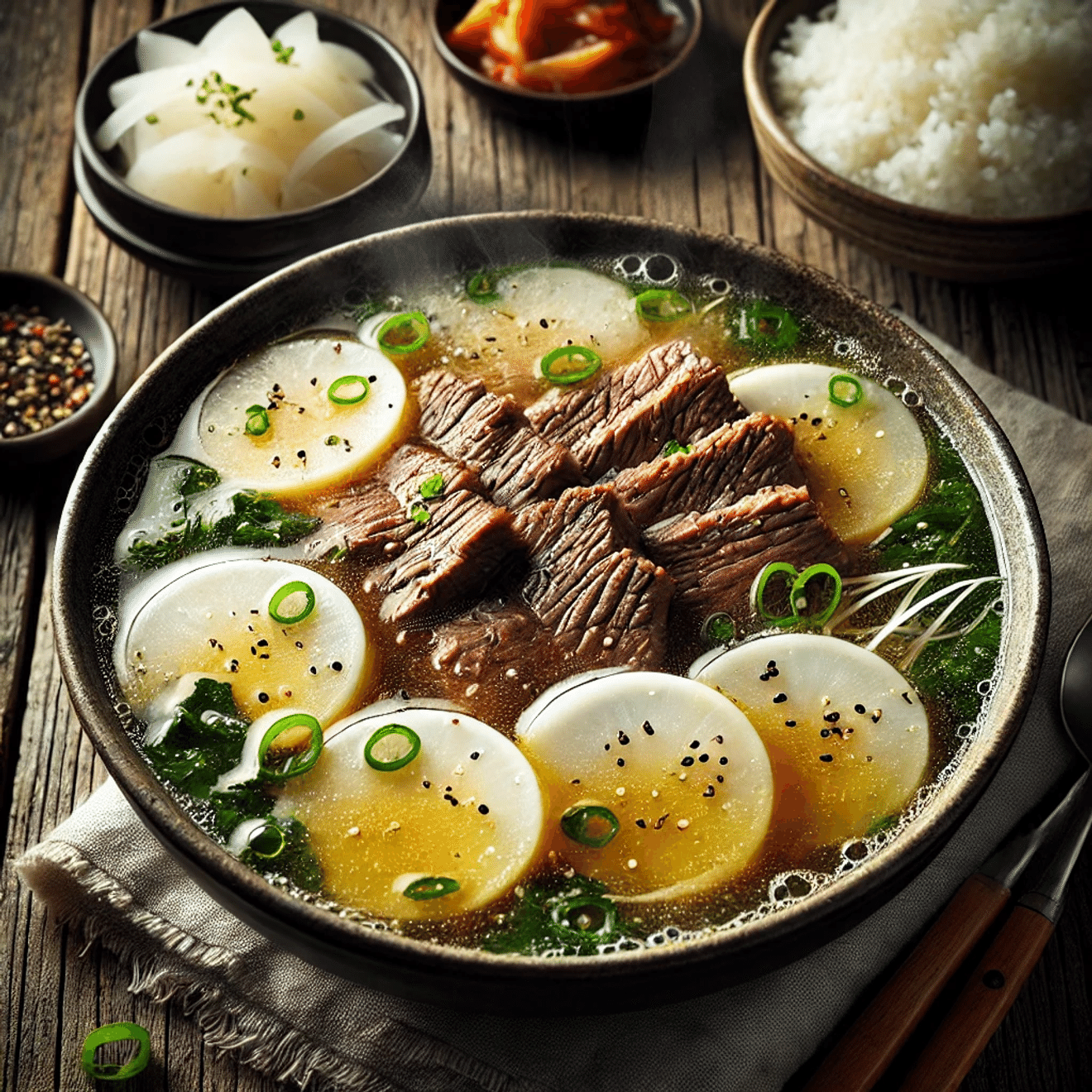 Resep Sup Daging Sapi dan Wortel ala Baek Jong-won dan Sup Daging Sapi Jamur