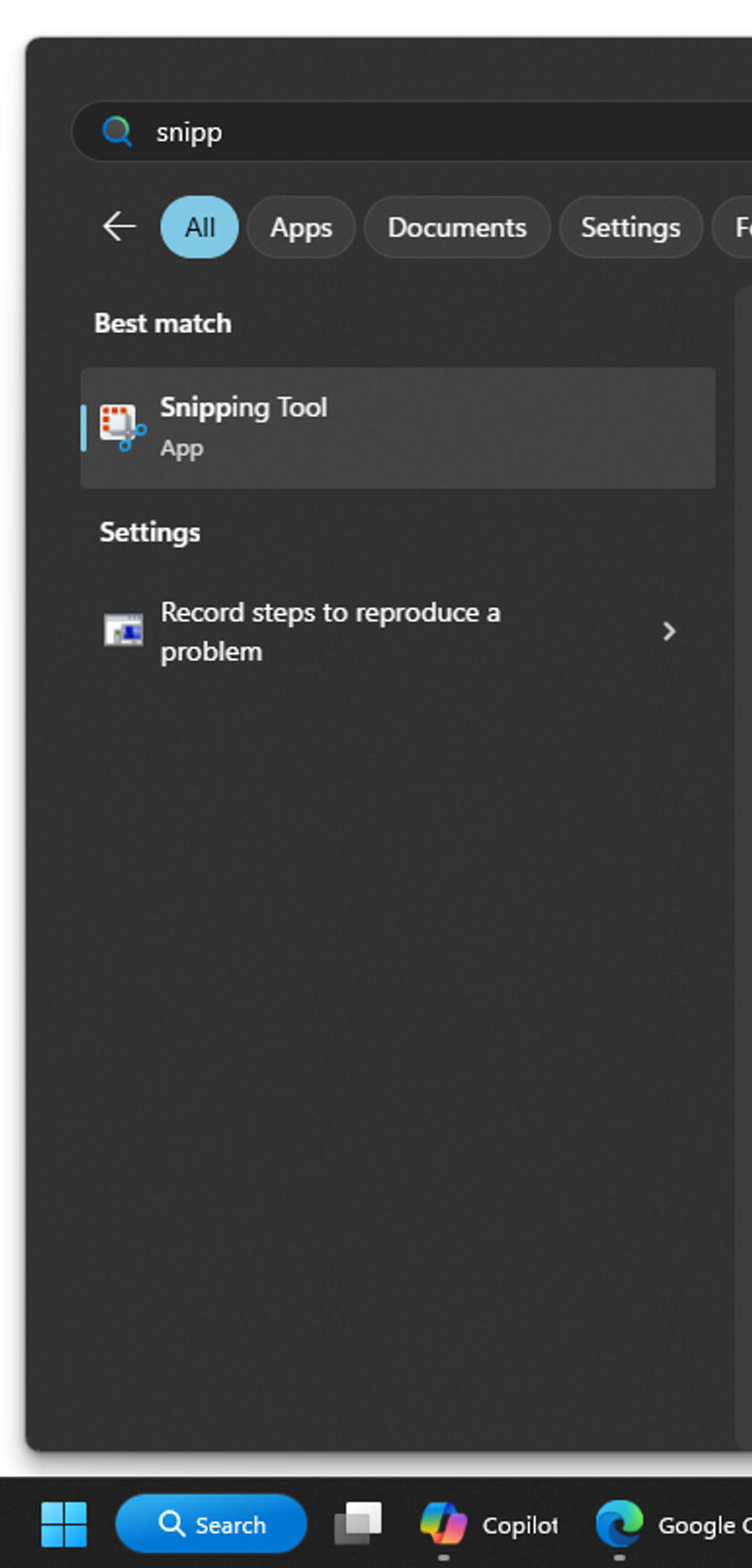 Estrazione del testo dai file immagine di Windows 11