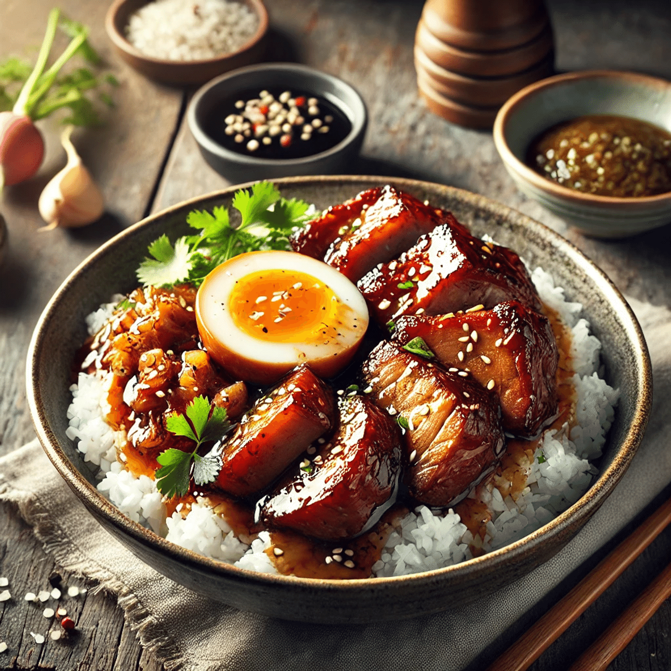 สูตรข้าวหน้าพะโล้แบบเปาจงวอน: วิธีใช้พะโล้เหลือใช้