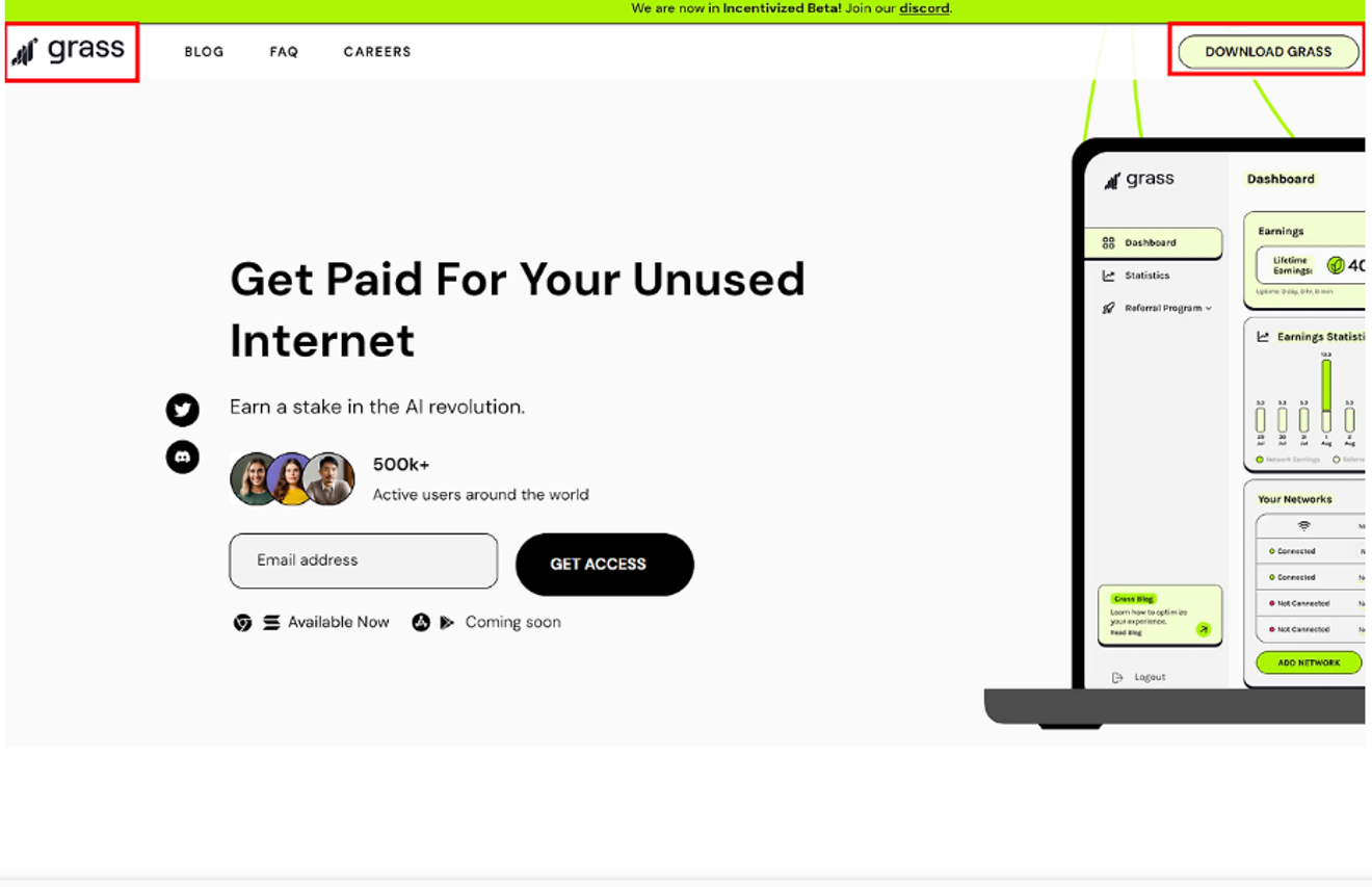 🚀[Pengingat Pra-Listing Binance, Koin AI GRASS] Penambangan Gratis PC+Mobile [Bitcoin/Ethereum/Airdrop/NFT]