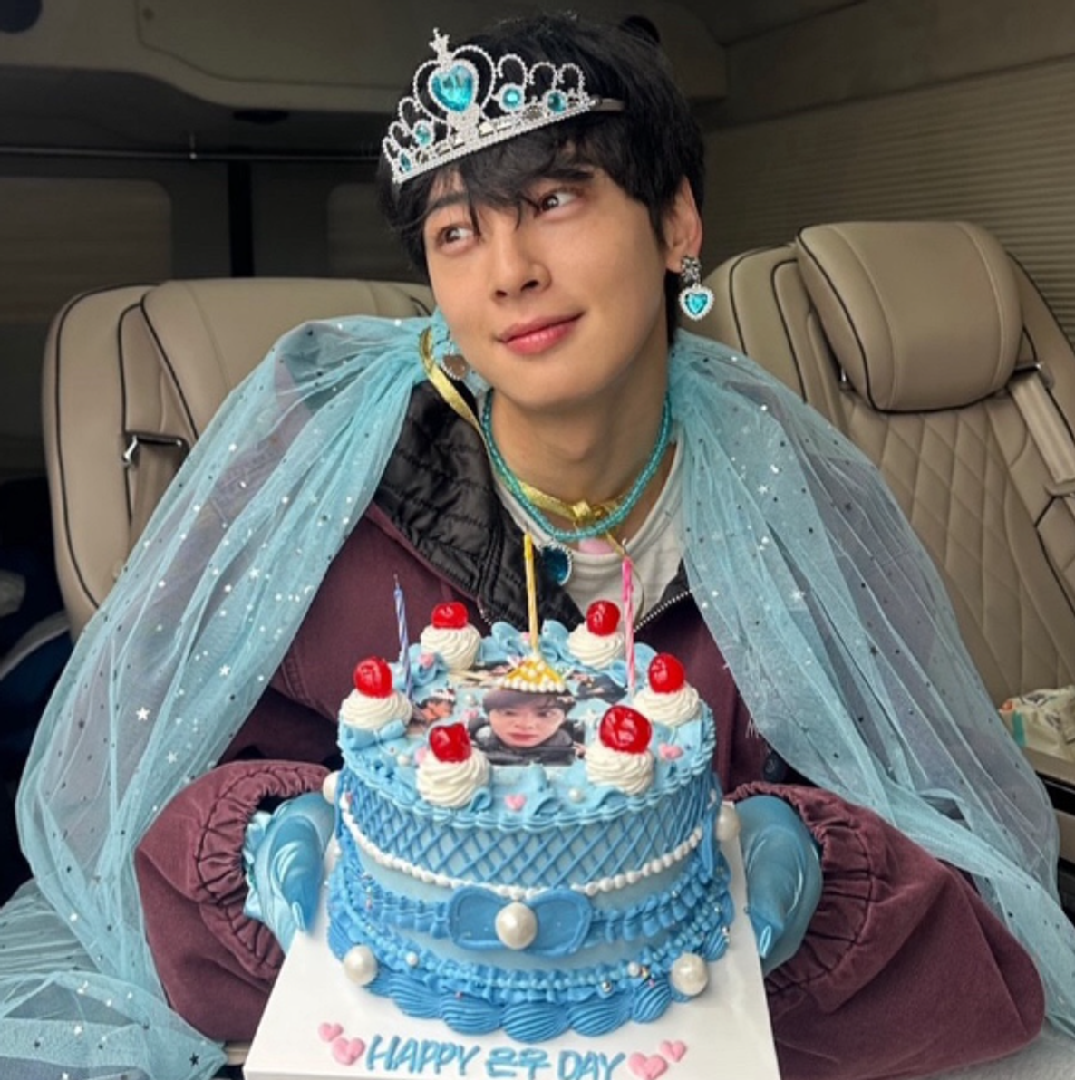 車銀優生日獻上公主之禮