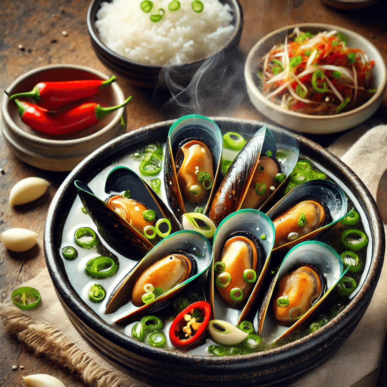Hagymás kagylóleves 백종원 recept szerint