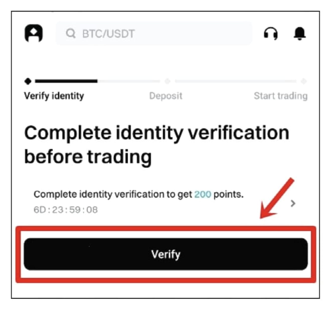 Bitget-KYC-vérification d'identité-méthode-2