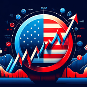 Grafik yang menggambarkan saham AS dan Jepang