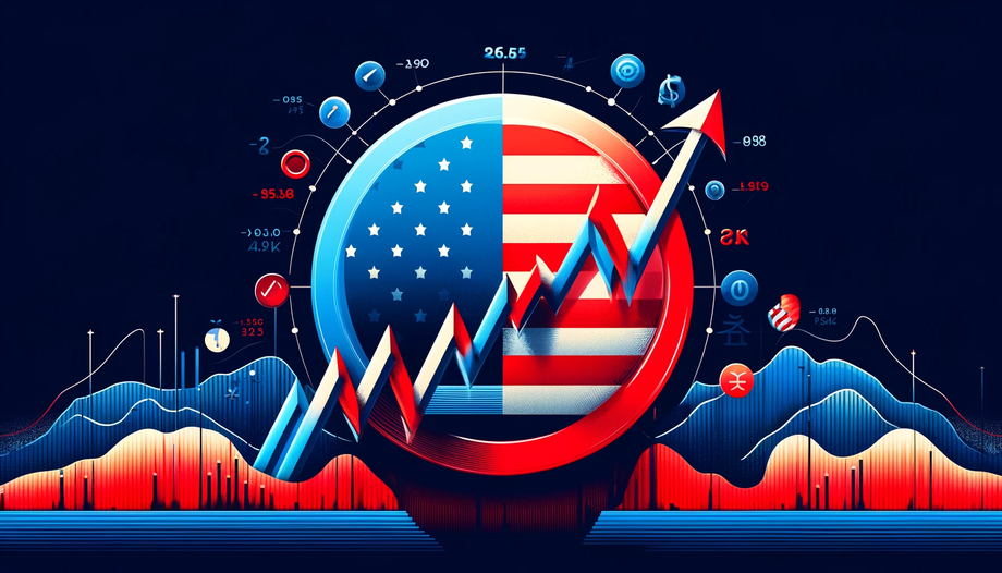 Een grafiek die Amerikaanse en Japanse aandelen visualiseert