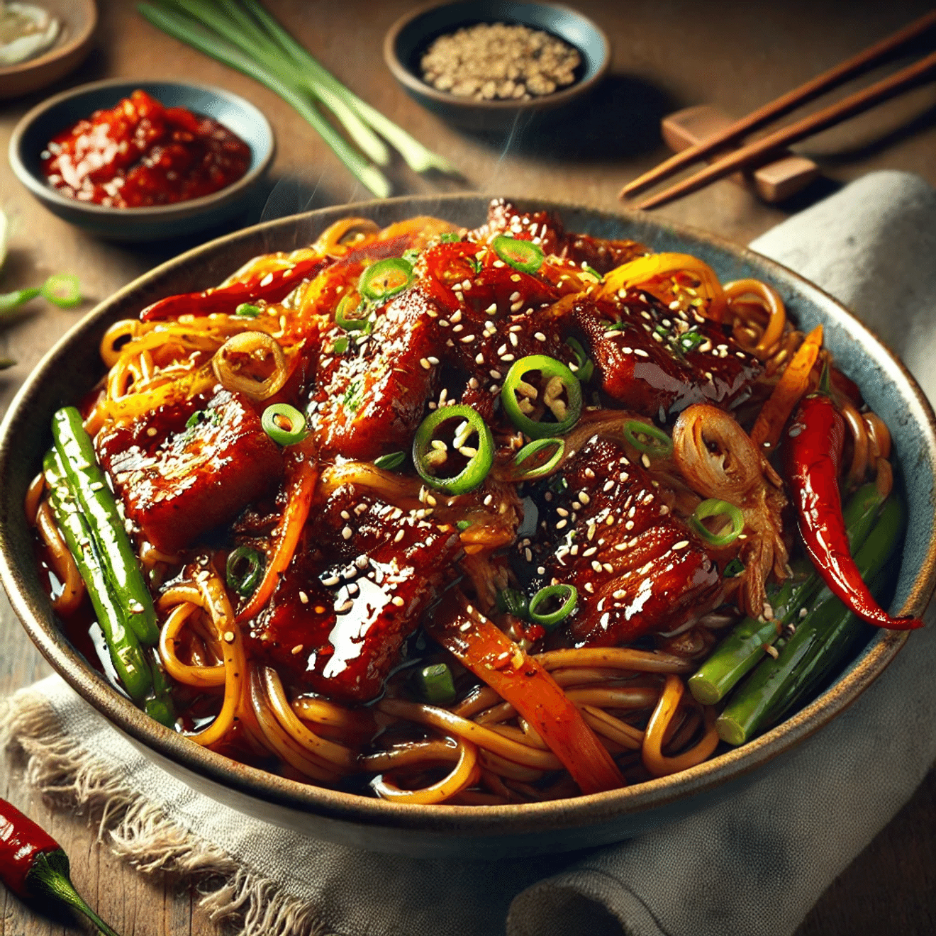 Receita de Jeyukmyeon com Molho Chinês do Baek Jong-won
