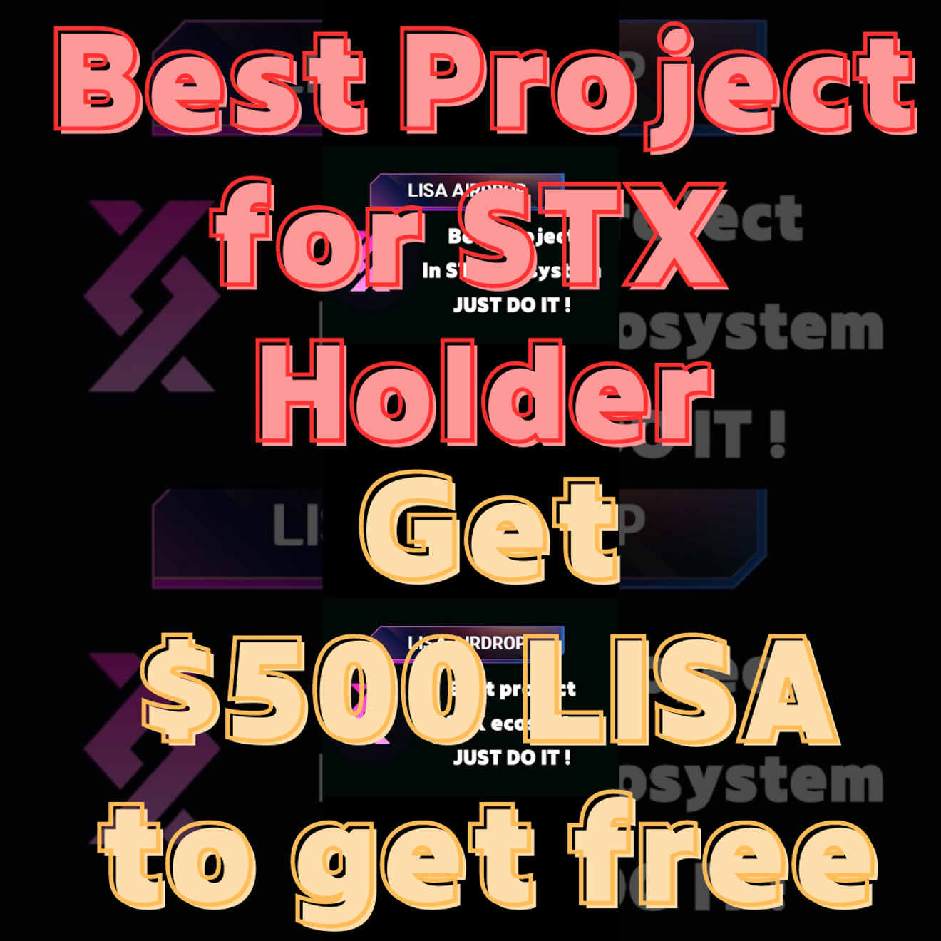 🚀 [Early LISA Airdrop] Beginner's Guide - Early Bird Gets the Worm, STX Holders Must Participate [Bitcoin/Ethereum/NFT]