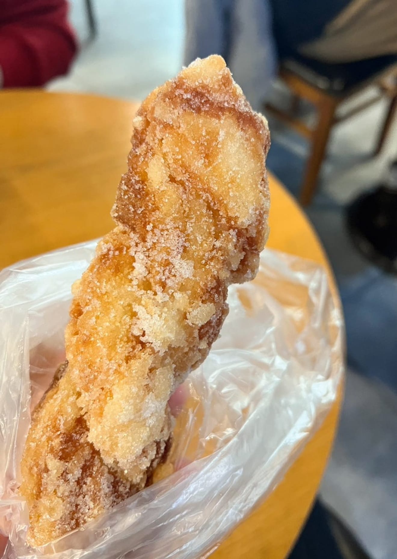 ขนมปังทอดไส้ถั่ว (1,000 วอน)