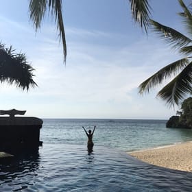 Boracay Shangri-La Resort aanbevolen ♥ Zwembad uitzicht is geweldig, gratis upgrade naar villa met zwembad