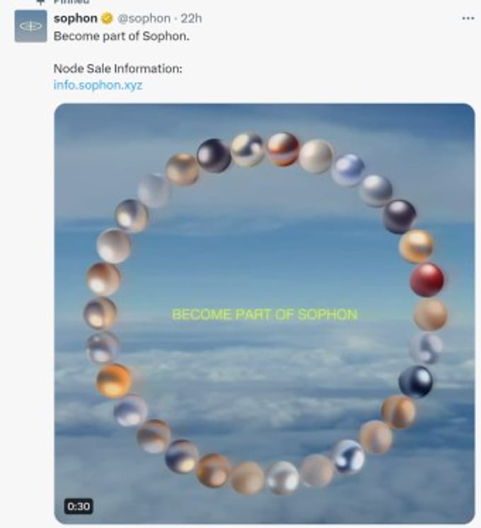 🚀 【極早期節點Sophon】ZkSync/Aethir 認證，138億投資[空投/比特幣/以太坊/NFT]