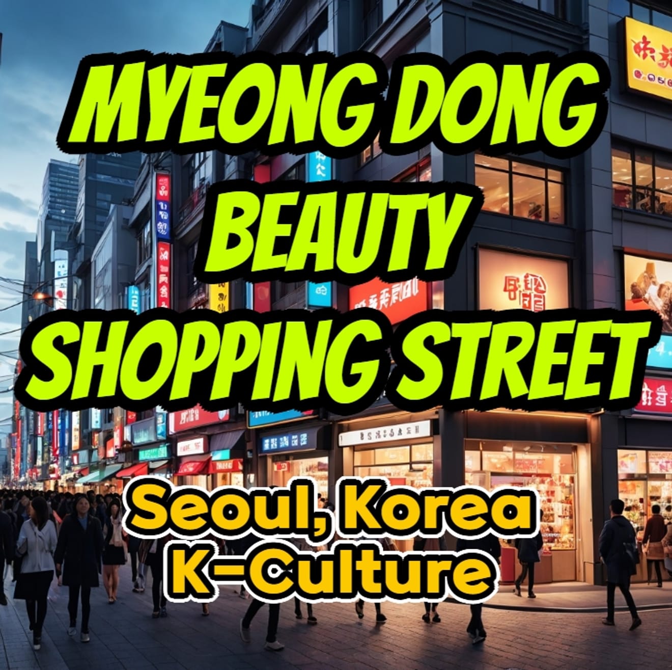 Wisata Myeongdong: Surga Belanja Kecantikan & Budaya di Seoul