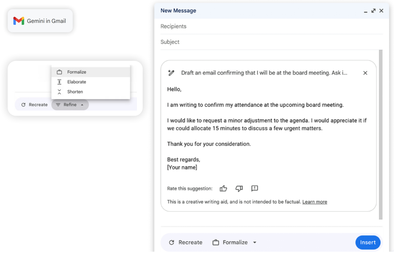 Gemini a Google Workspace-ben: Vállalatvezetők és vállalkozók