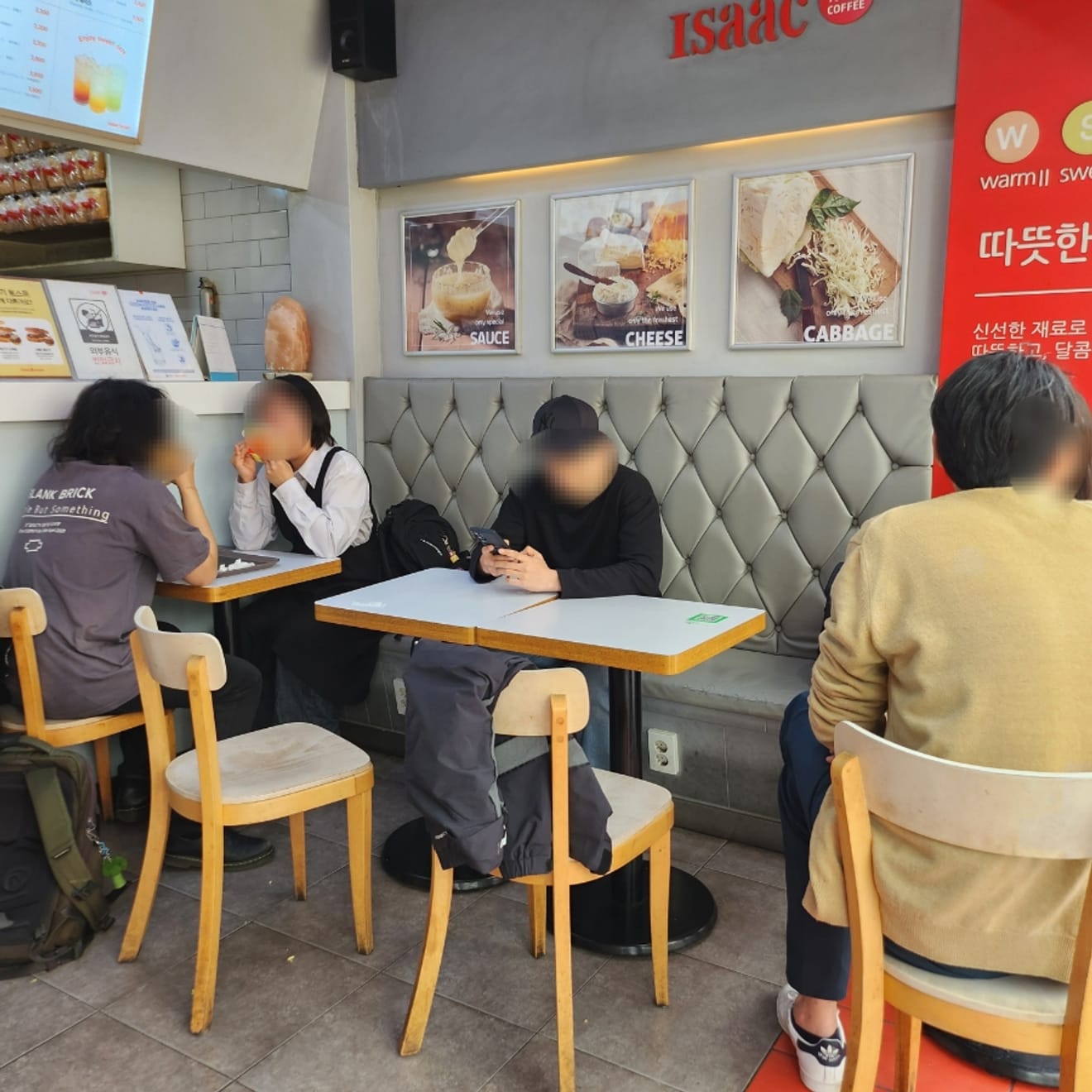 Sinchon ízletes helyek] Isak Toast Scrambled tojásos szendvics értékelés
