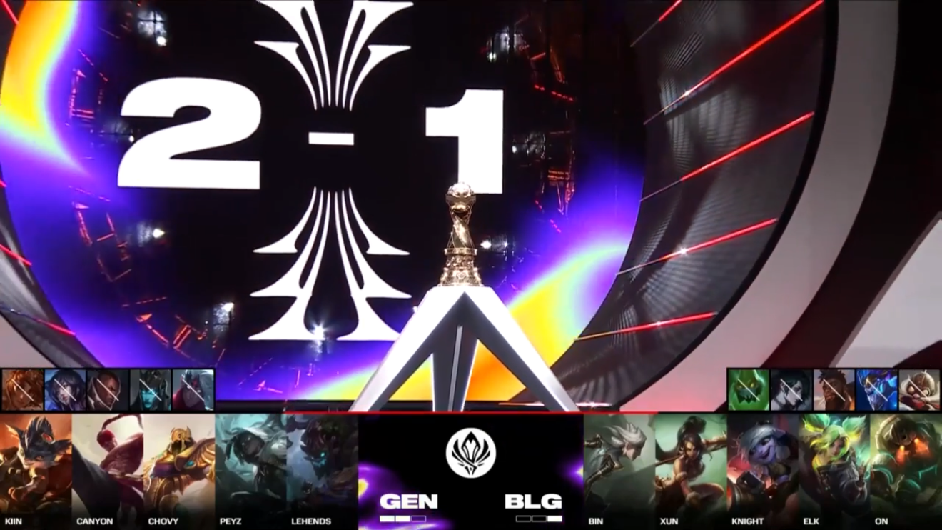 League of Legends MSI 2024 Bracket Stage Finals BLG vs GEN.G 1:3 Gen.G Victory and Championship