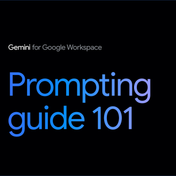 Imagem com a inscrição "Prompting guide 101"