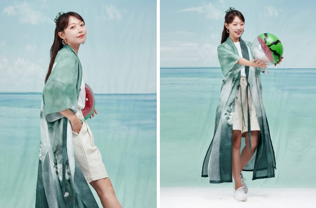 Goryeo Celadon Jikho: Traditional Korean Hanbok Jacket