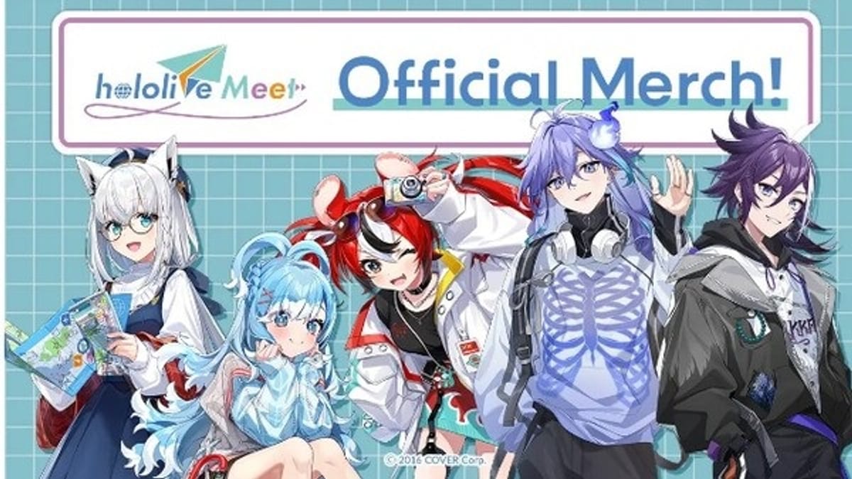 Hololive Meet Project Original Goods Now Available for Pre-Order